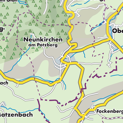 Übersichtsplan Neunkirchen am Potzberg