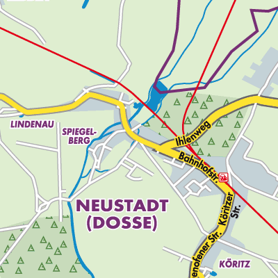 Übersichtsplan Neustadt (Dosse)