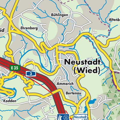 Übersichtsplan Neustadt (Wied)