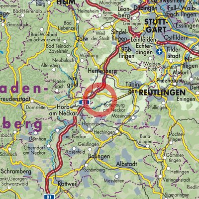 Landkarte Neustetten
