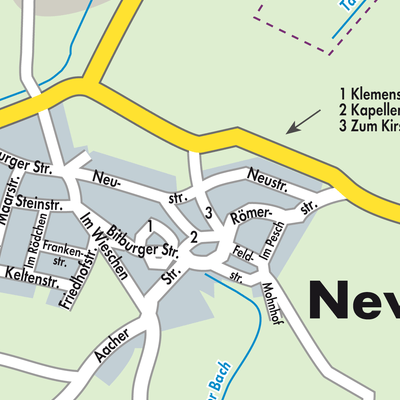 Stadtplan Newel