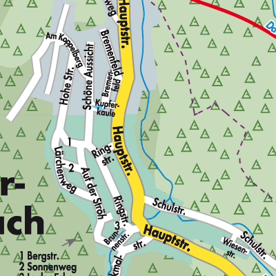 Stadtplan Niederdreisbach