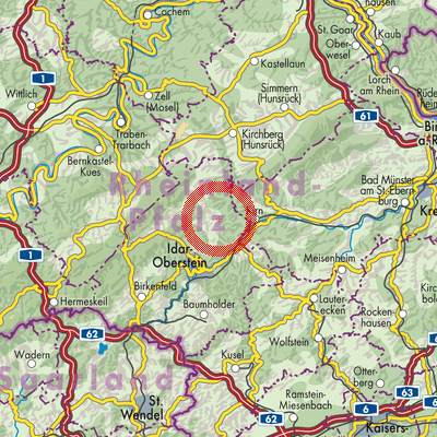 Landkarte Niederhosenbach