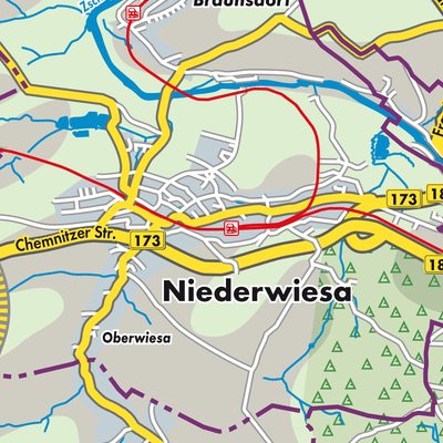 Übersichtsplan Niederwiesa