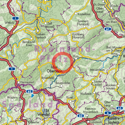 Landkarte Niederwörresbach