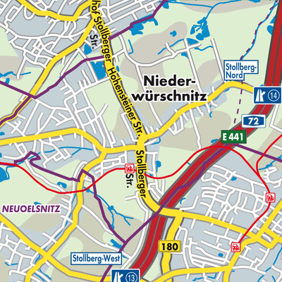 Übersichtsplan Niederwürschnitz