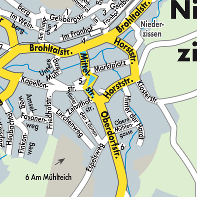 Stadtplan Niederzissen