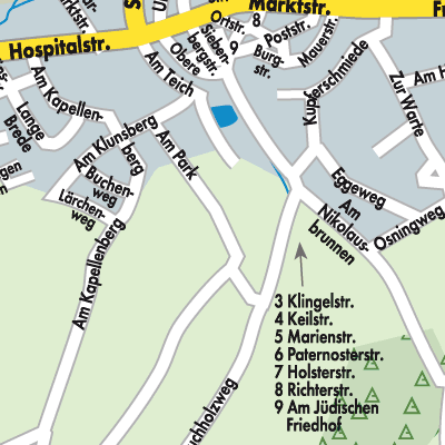 Stadtplan Nieheim