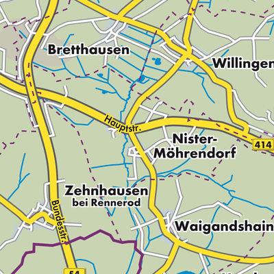 Übersichtsplan Nister-Möhrendorf