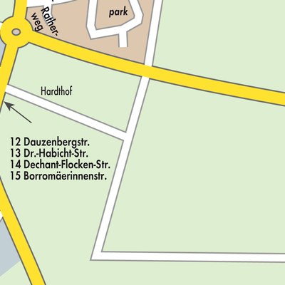 Stadtplan Nörvenich