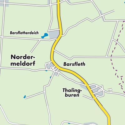 Übersichtsplan Nordermeldorf