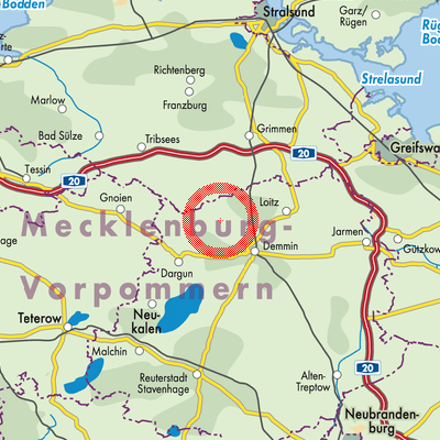 Landkarte Nossendorf