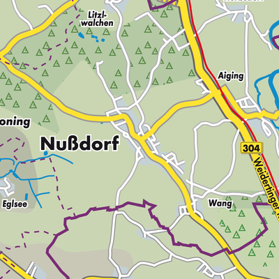 Übersichtsplan Nußdorf