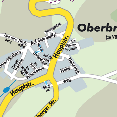 Stadtplan Oberbrombach