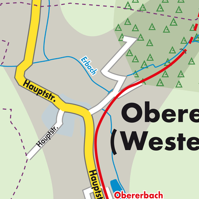 Stadtplan Obererbach