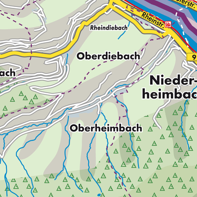 Übersichtsplan Oberheimbach