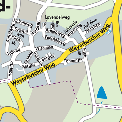 Stadtplan Oberhonnefeld-Gierend