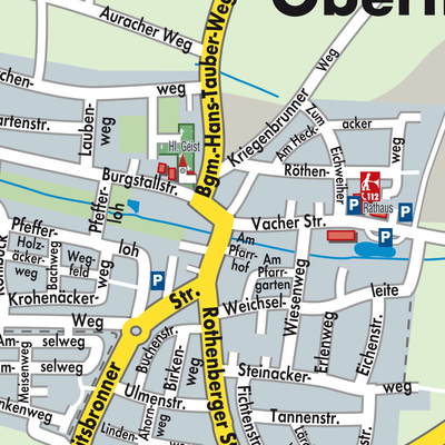 Stadtplan Obermichelbach