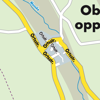 Stadtplan Oberoppurg