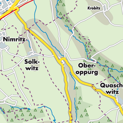 Übersichtsplan Oberoppurg