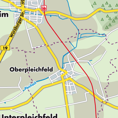 Übersichtsplan Oberpleichfeld