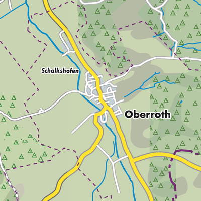 Übersichtsplan Oberroth
