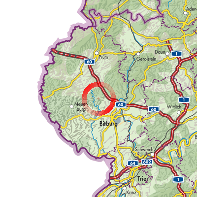 Landkarte Oberweiler