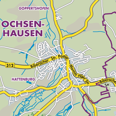 Übersichtsplan Ochsenhausen