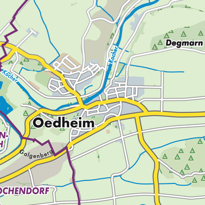 Übersichtsplan Oedheim