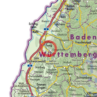 Landkarte Ohlsbach