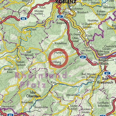 Landkarte Ohlweiler