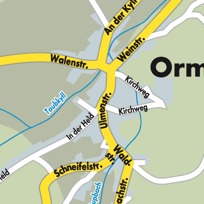 Stadtplan Ormont
