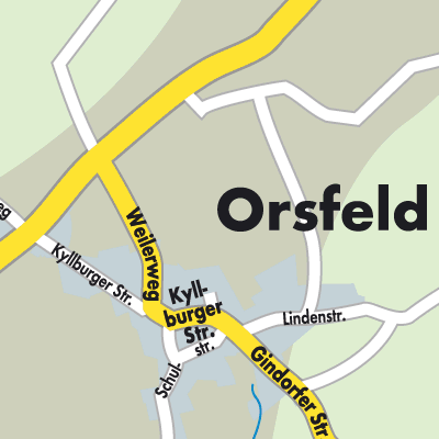 Stadtplan Orsfeld
