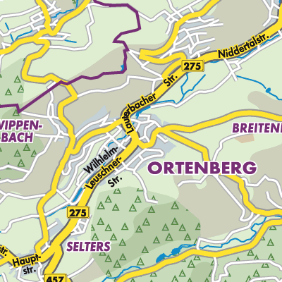 Übersichtsplan Ortenberg