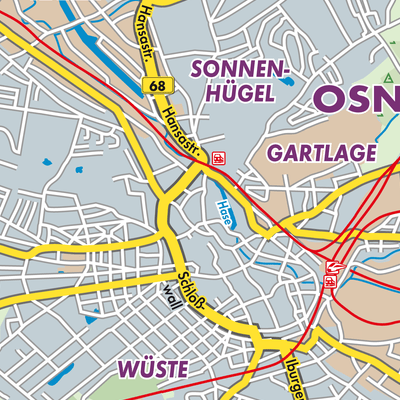 Übersichtsplan Osnabrück