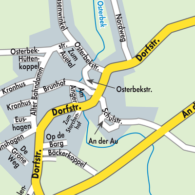 Stadtplan Osterby