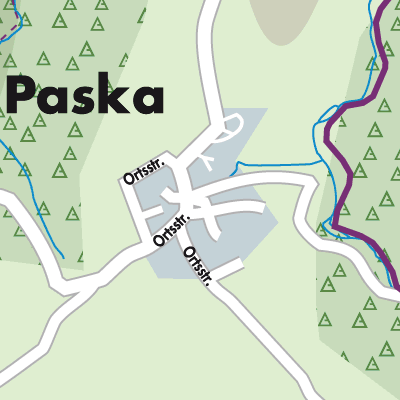 Stadtplan Paska