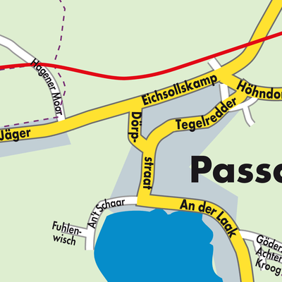 Stadtplan Passade