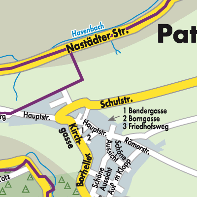 Stadtplan Patersberg