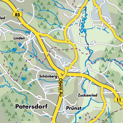 Übersichtsplan Patersdorf