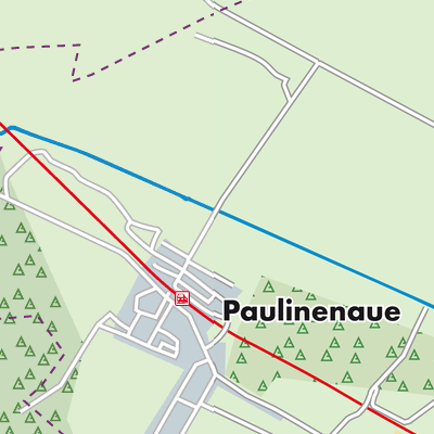 Übersichtsplan Paulinenaue