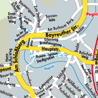Stadtplan Pegnitz