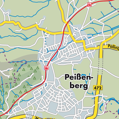 Übersichtsplan Peißenberg
