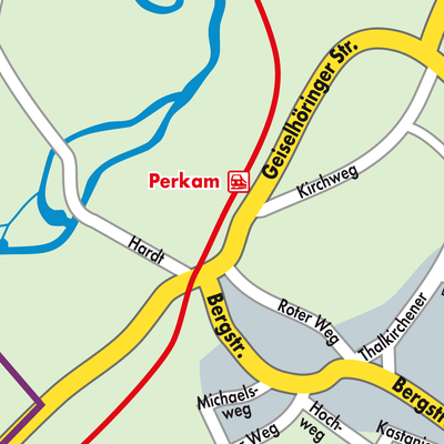 Stadtplan Perkam