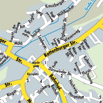 Stadtplan Pfeffenhausen