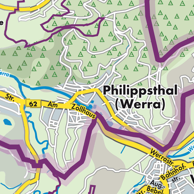 Übersichtsplan Philippsthal (Werra)