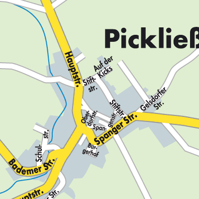Stadtplan Pickließem
