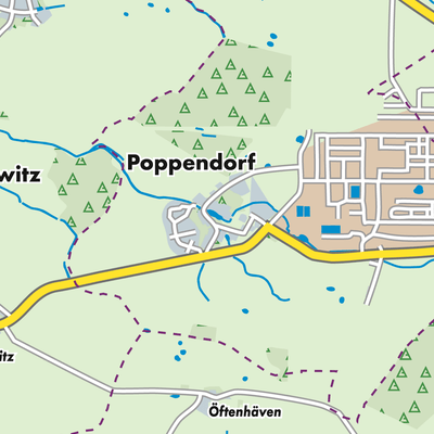 Übersichtsplan Poppendorf