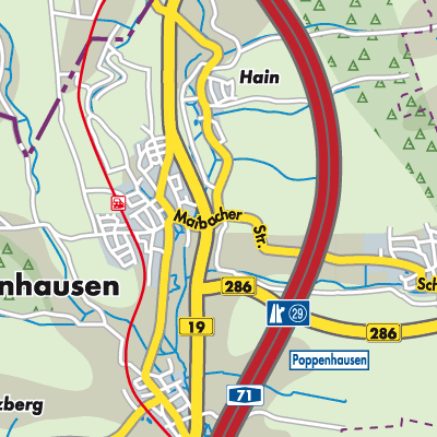 Übersichtsplan Poppenhausen
