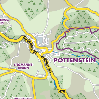Übersichtsplan Pottenstein